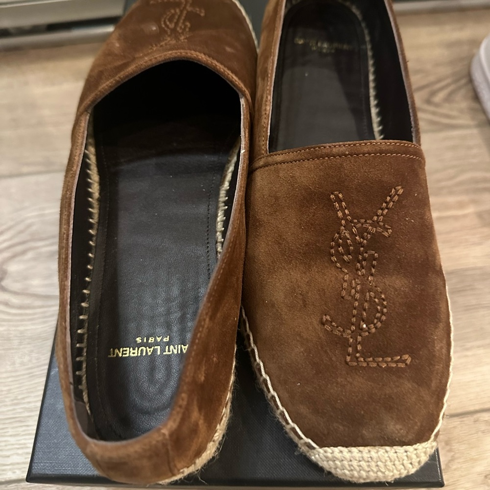 Ysl espadrilles suede